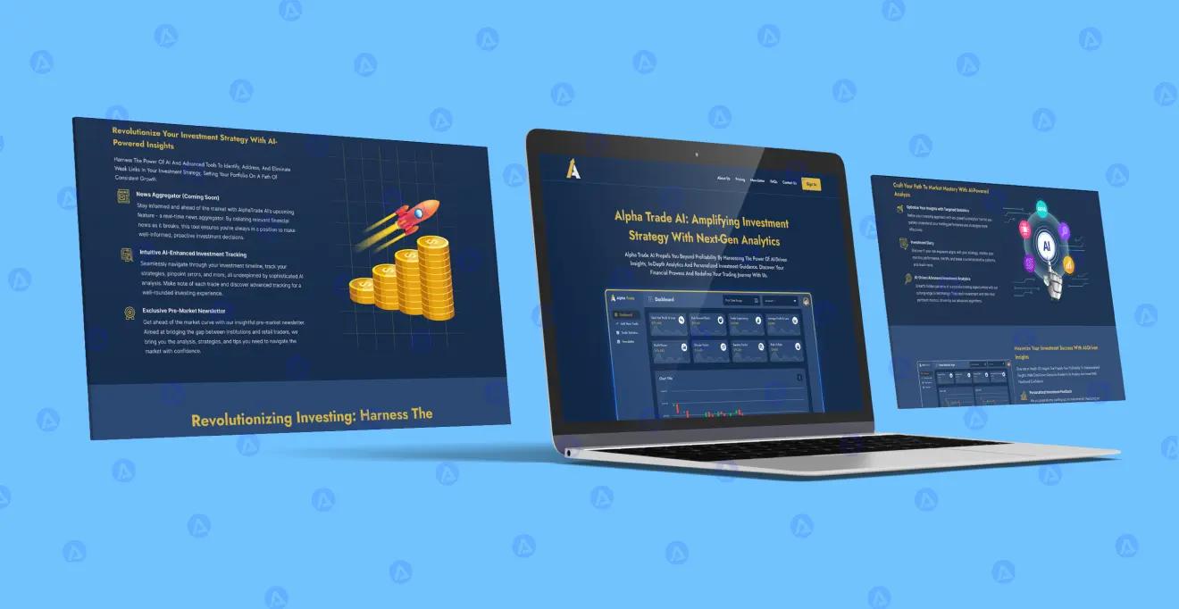 Alpha Trade Website Home Design