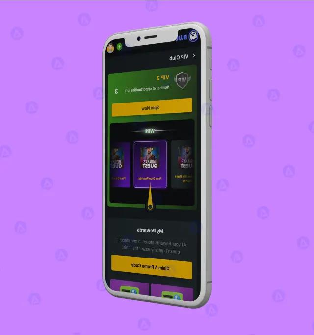  Blue Casino Game App Design Layout 