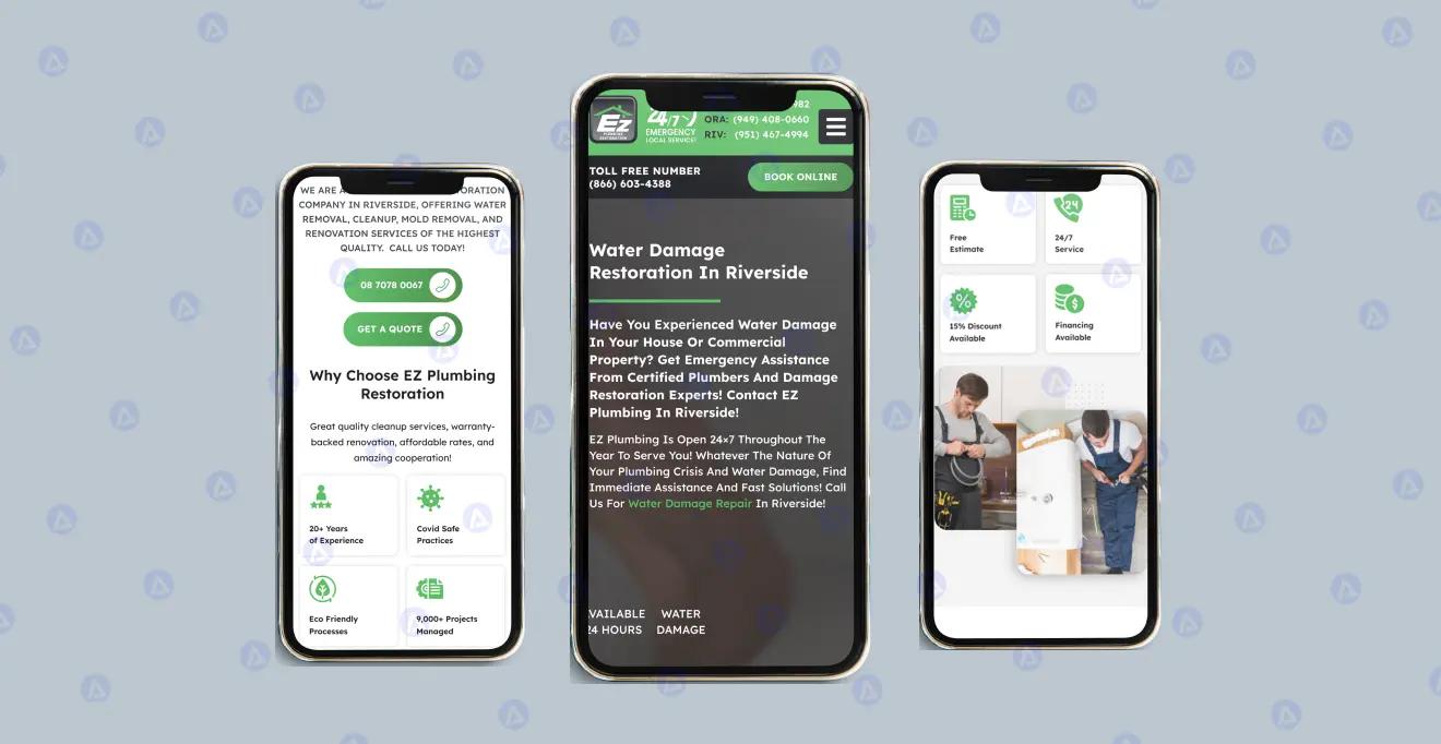 EZ Plumbing App Design