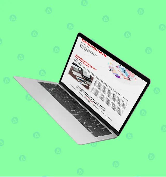 hjb website development page design