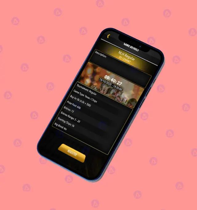  i poker game details page design