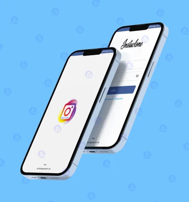 instaclone app login page design