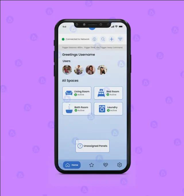 itouch mobile app home design