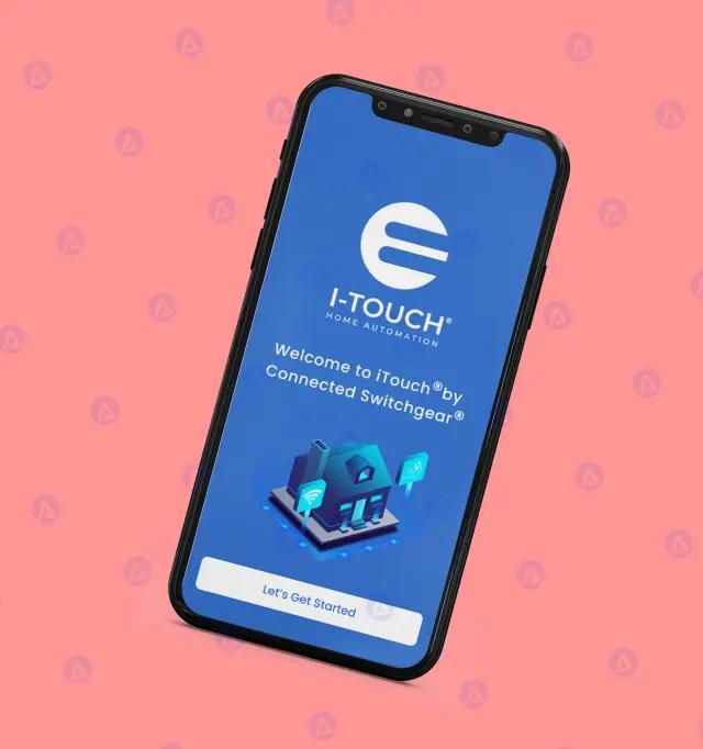 itouch mobile app welcome design