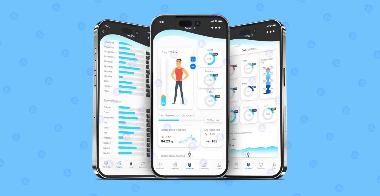 new u app workouts page design