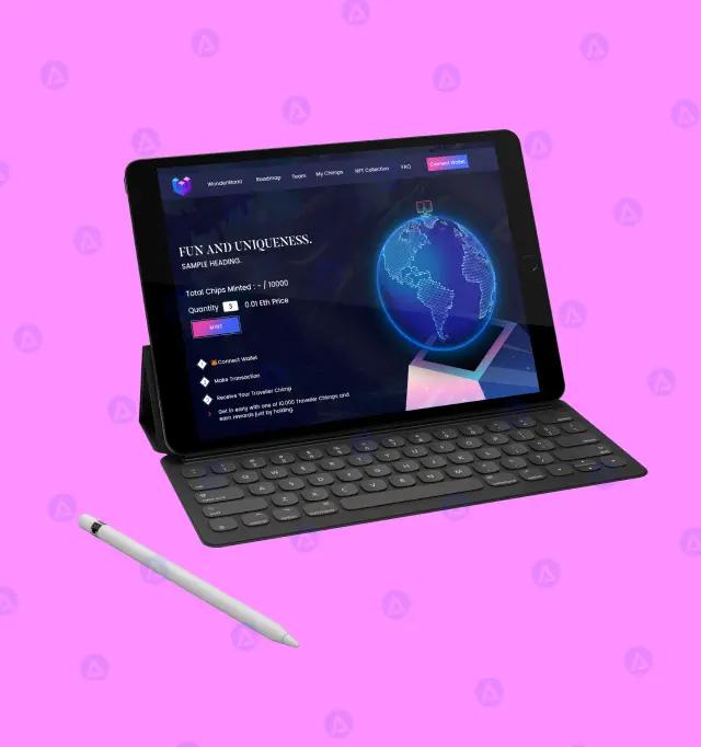 nft website connect wallet design