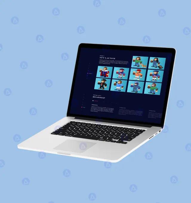 nft website nft launch design