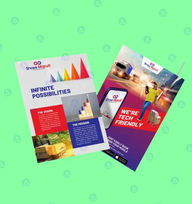 shree maruti brochure design