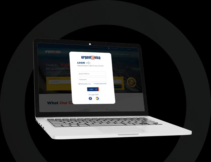 urgent evisa website design