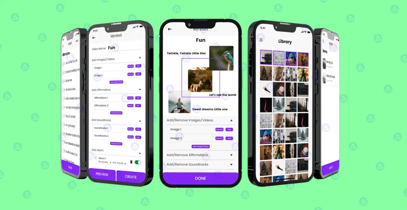 Video Editing App Layout Page Design