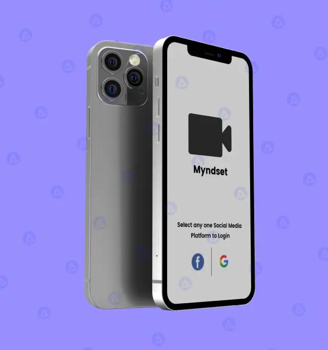 video editing app login page design