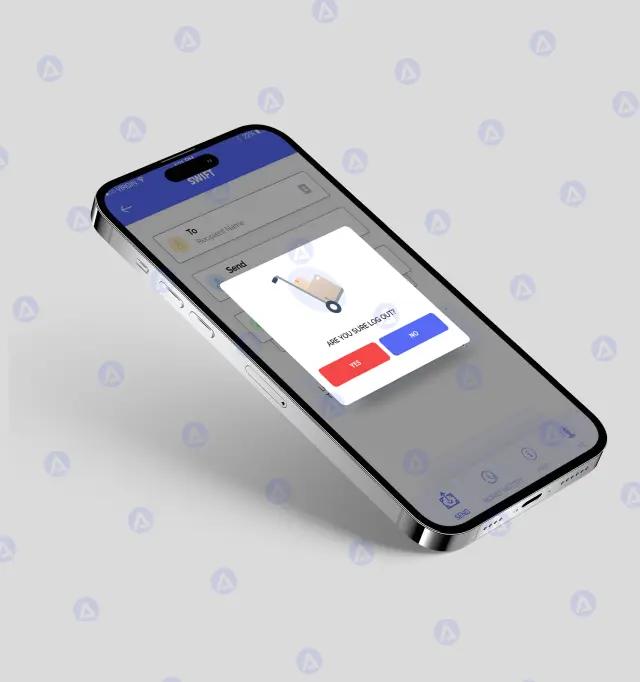 wave logout page design