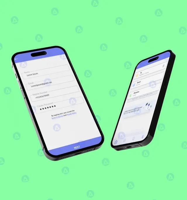 wave send page design