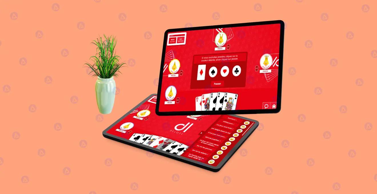 Belote Cards Game Website Page Design Belote Cards Game Website Page Design