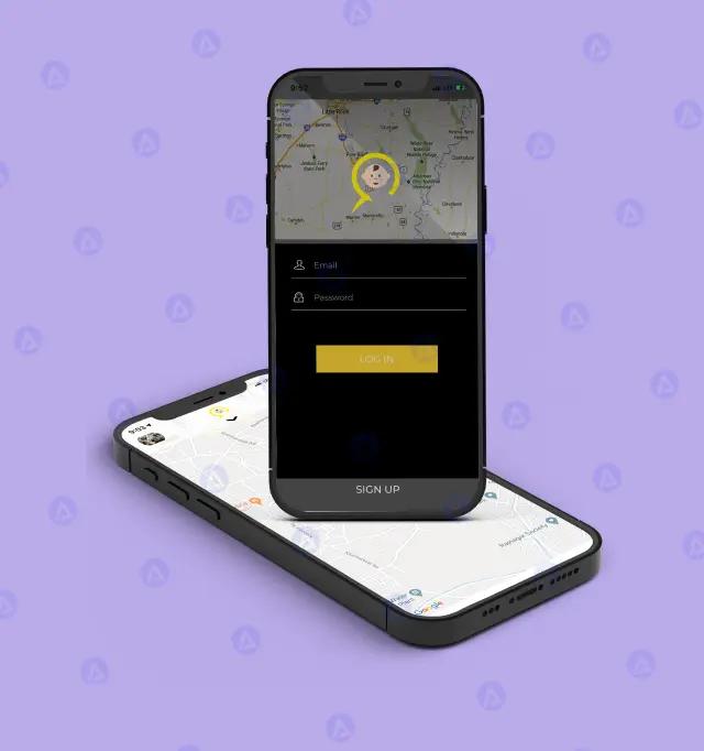 Call a Babysitter App Login Page Design Call a Babysitter App Login Page Design