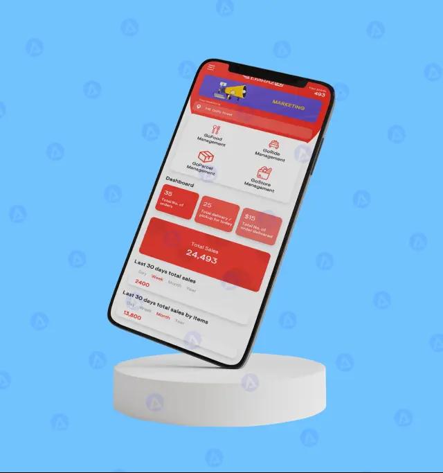 Emerzgo App Booking Dashboard Page Design Emerzgo App Booking Dashboard Page Design