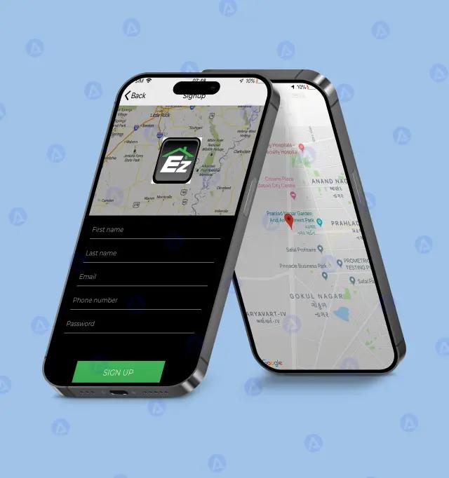 Ez Plumbing Service App Sign Up Page Design Ez Plumbing Service App Sign Up Page Design