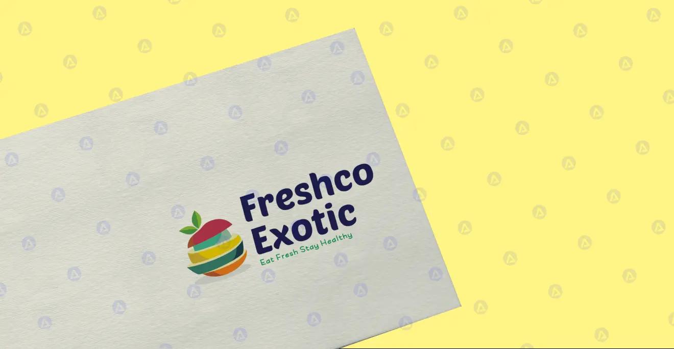Freshco Exotic Stationery Logo Design Freshco Exotic Stationery Logo Design