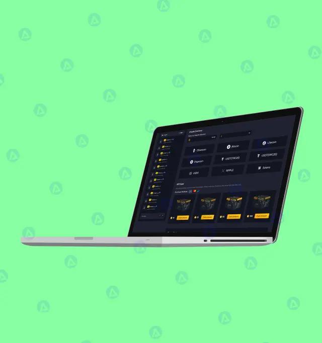 GGBIT Game Website Crypto Details Page Design GGBIT Game Website Crypto Details Page Design