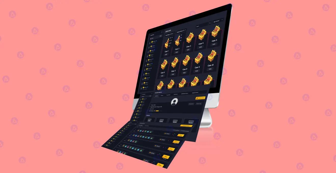 GGBIT Game Website Player Profile Design GGBIT Game Website Player Profile Design