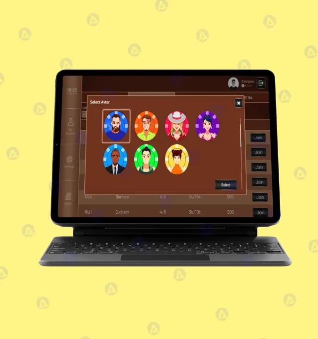 gongor card game poker select avtar design gongor card game poker select avtar design