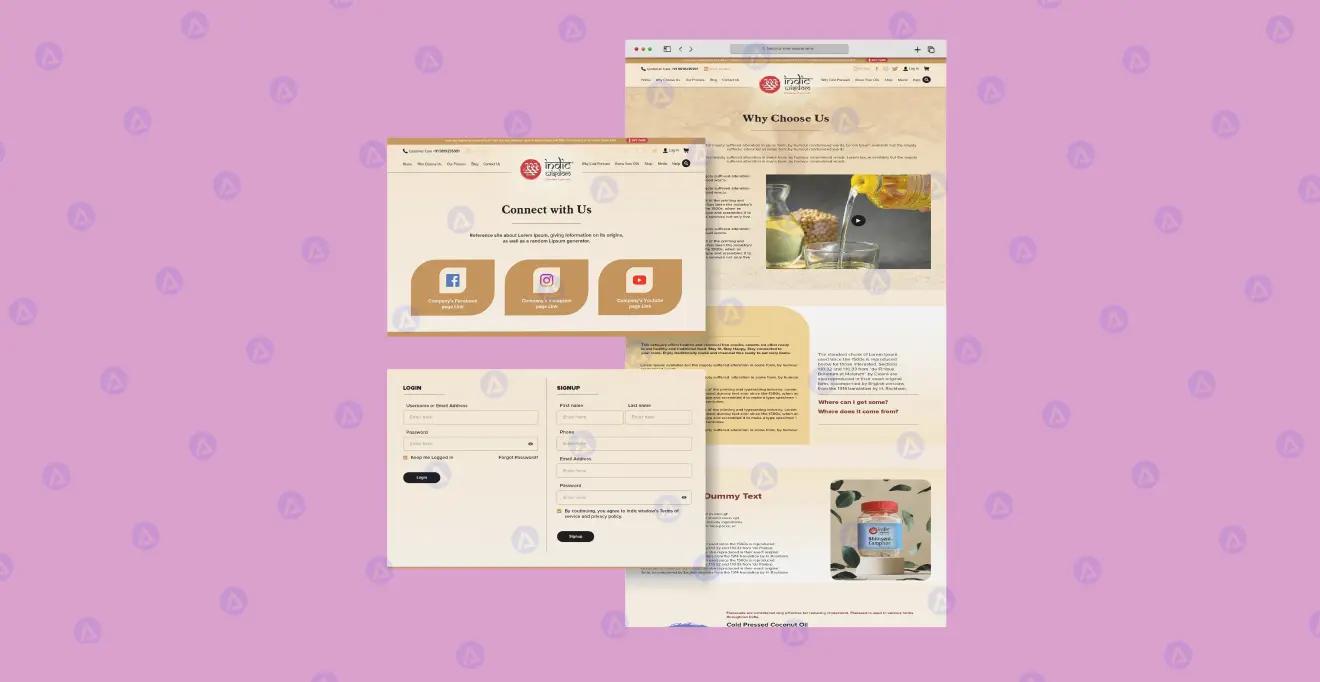 indic wisdom website connect and why choose us page design indic wisdom website connect and why choose us page design