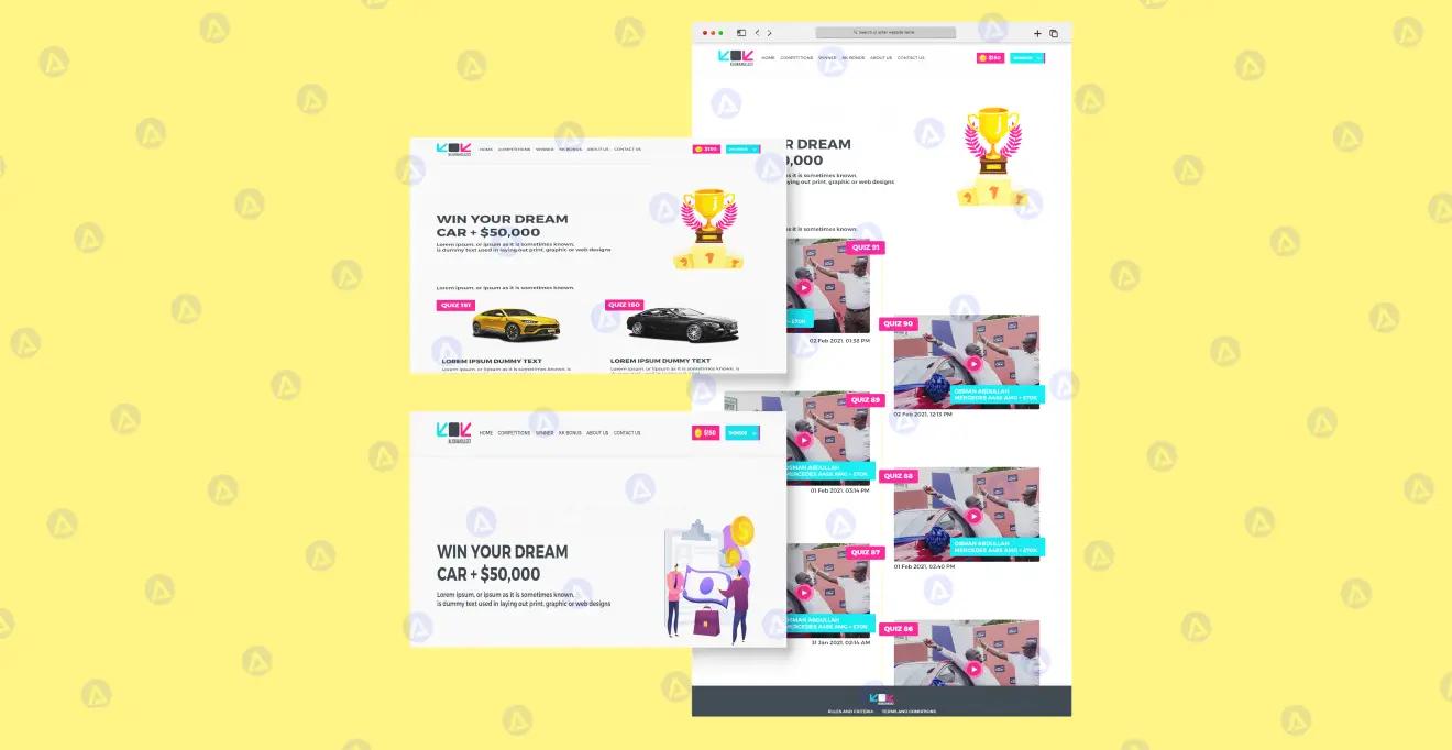 klick & konnect website token page layout ui ux design klick & konnect website token page layout ui ux design