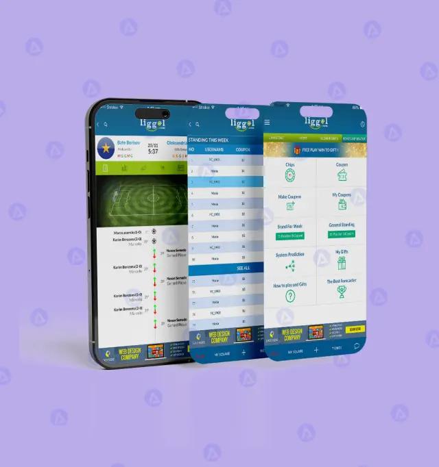 liggol online betting app page layout design liggol online betting app page layout design