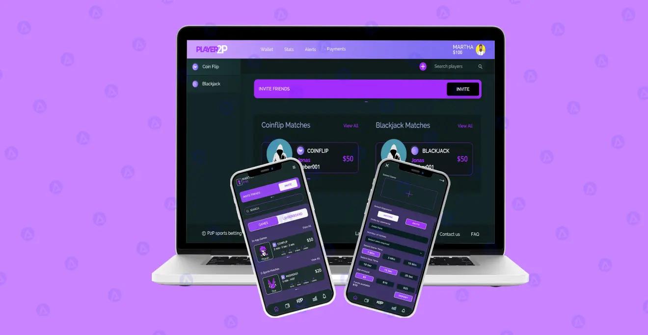 player2p game platform page design player2p game platform page design