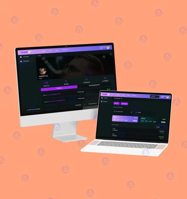 player2p game platform user dashboard page design player2p game platform user dashboard page design