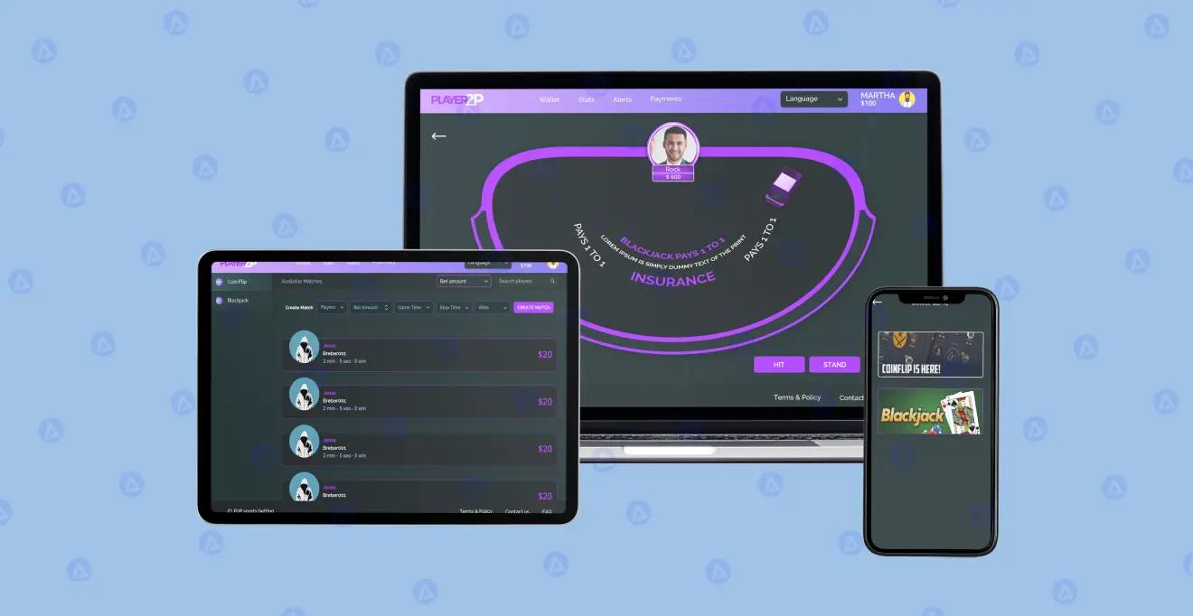 player2p game platform user profile page design player2p game platform user profile page design
