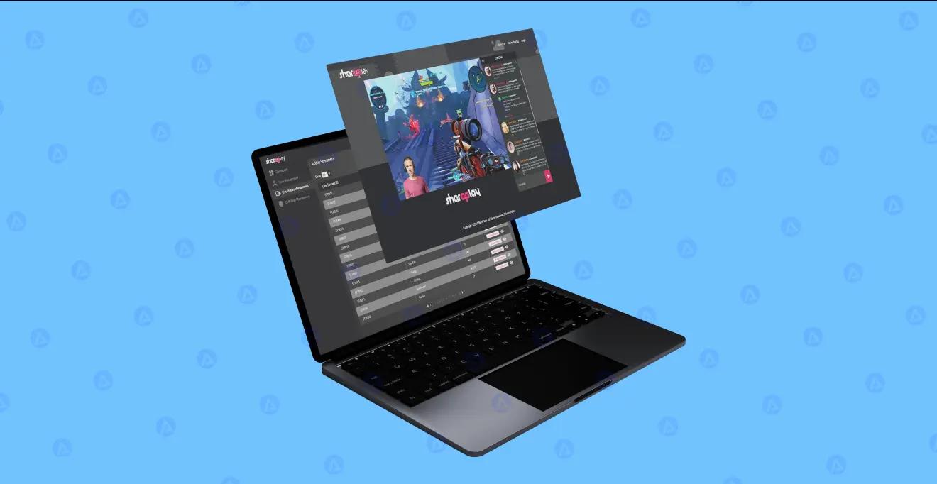 shareplay live game streaming page design shareplay live game streaming page design