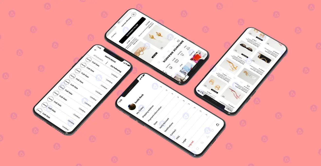 Switch Shopping App Find Your Match Page Design Switch Shopping App Find Your Match Page Design