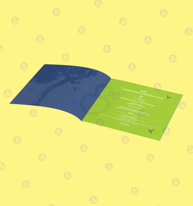 villa octave residential about us page brochure design villa octave residential about us page brochure design