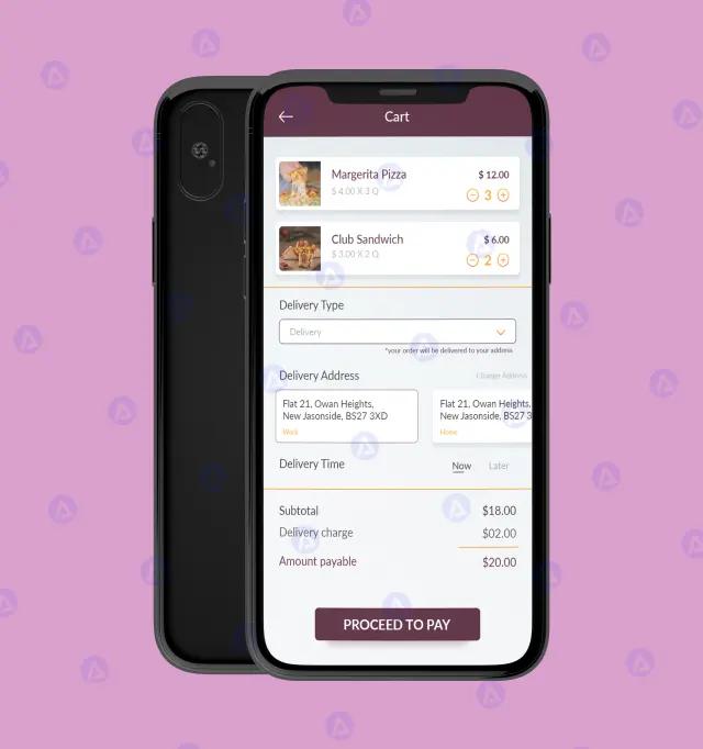 wonga food delivery app cart page design wonga food delivery app cart page design