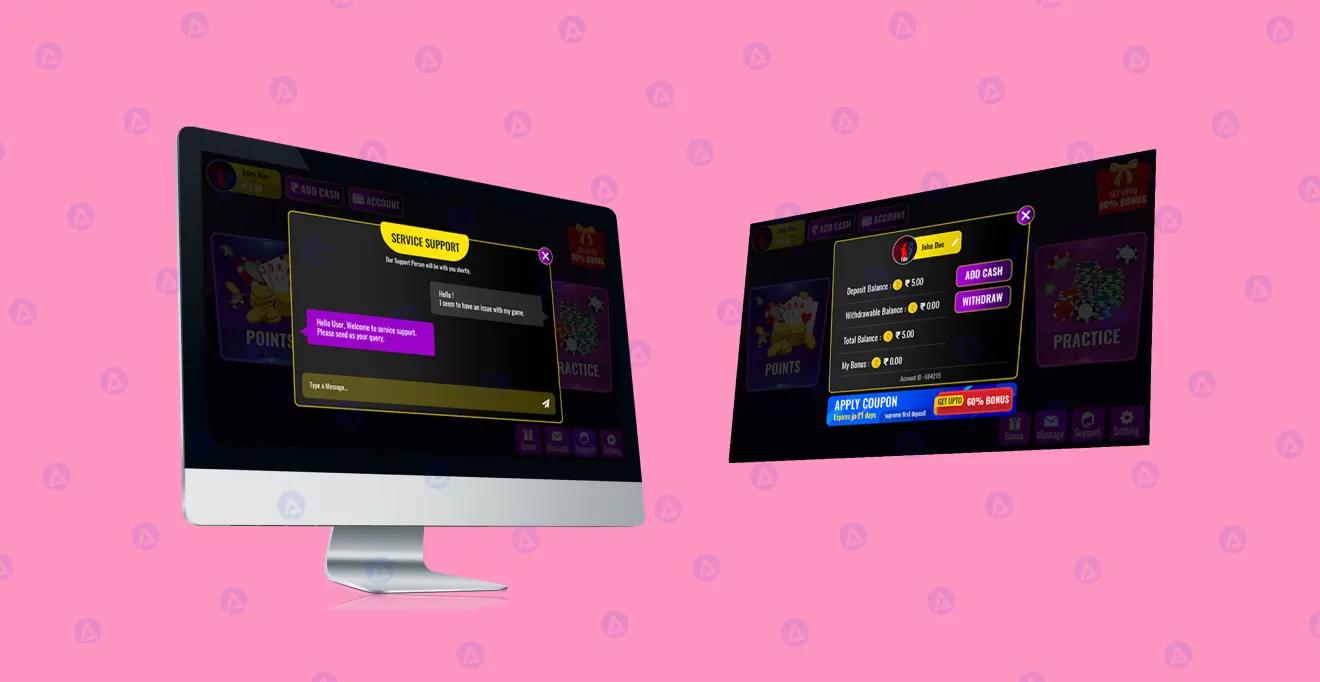 Wonga Rummy Cards Game Add Cash Page Design Wonga Rummy Cards Game Add Cash Page Design