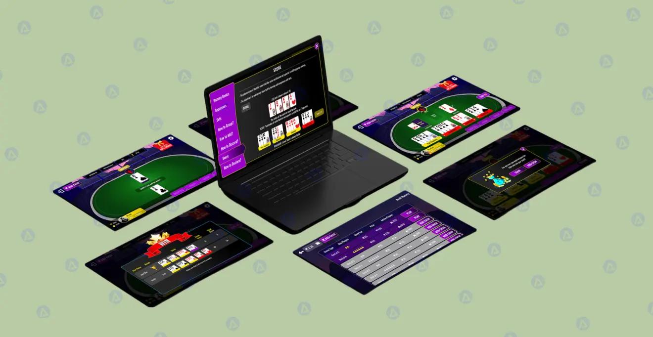 Wonga Rummy Cards Game Score Page Design Wonga Rummy Cards Game Score Page Design