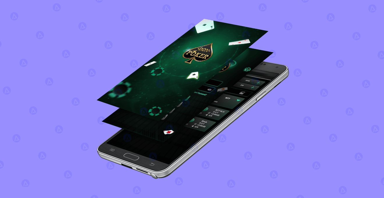 don poker game app homepage design