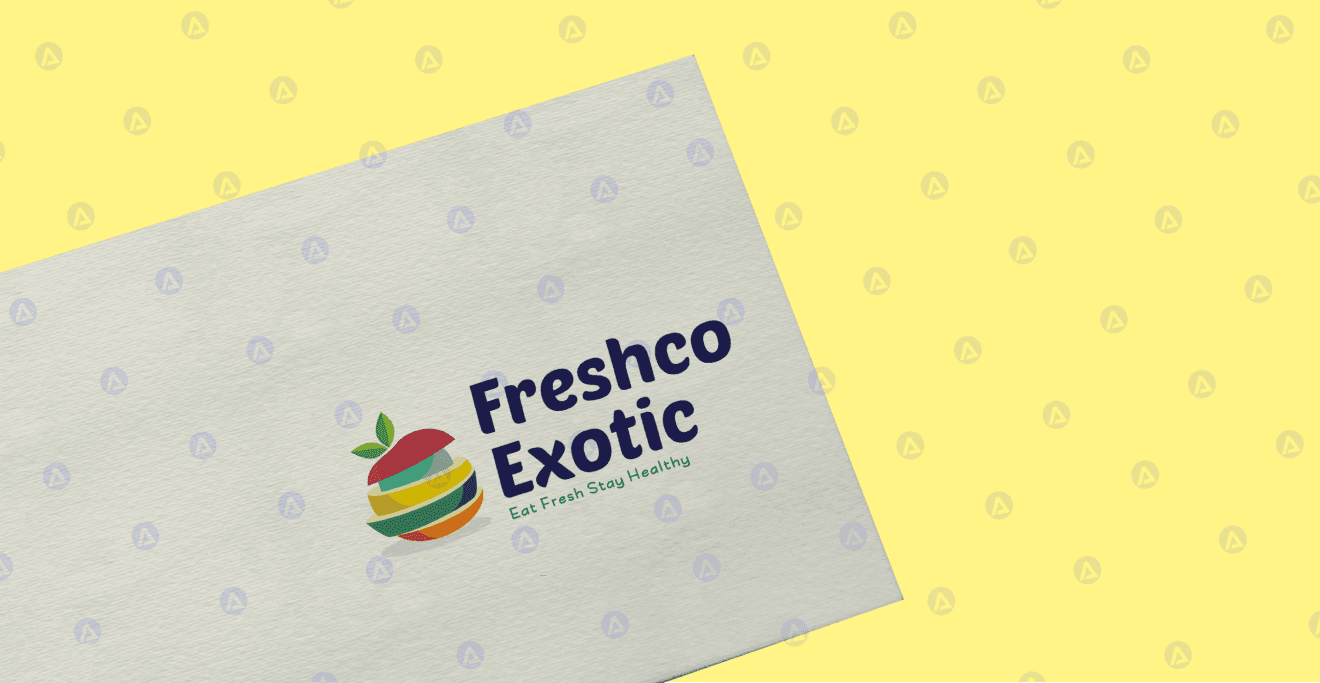 freshco exotic stationery logo design