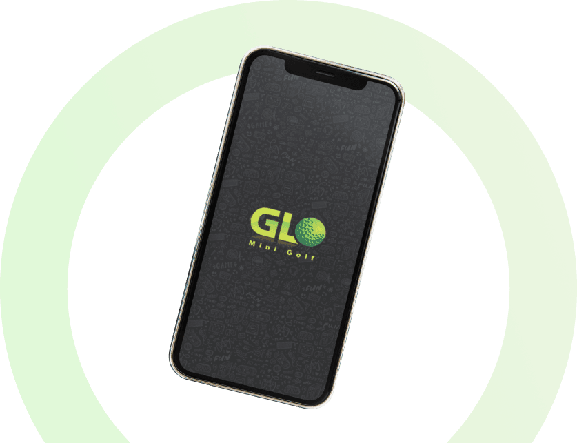 glo mini golf online app ui ux design