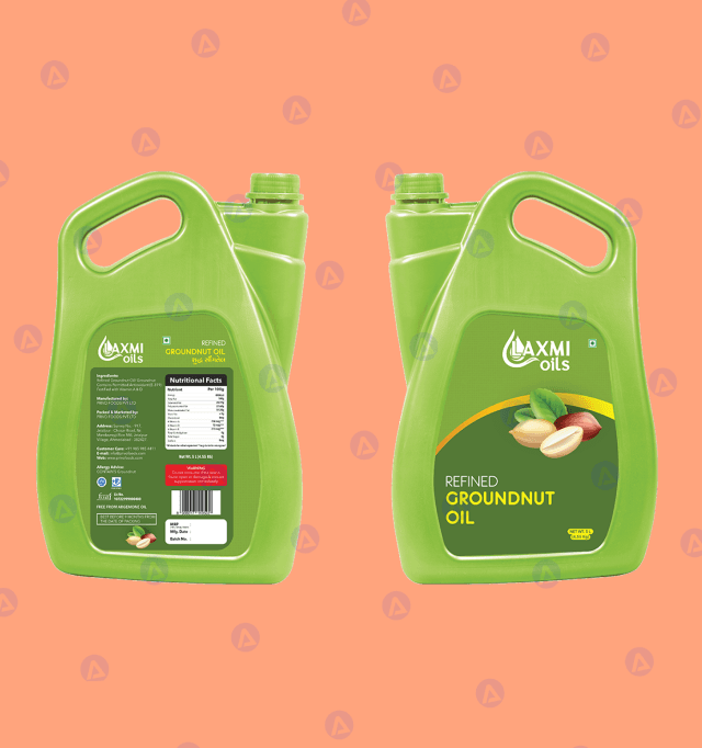 laxmi oils branding refined oil 5 litre packaging design