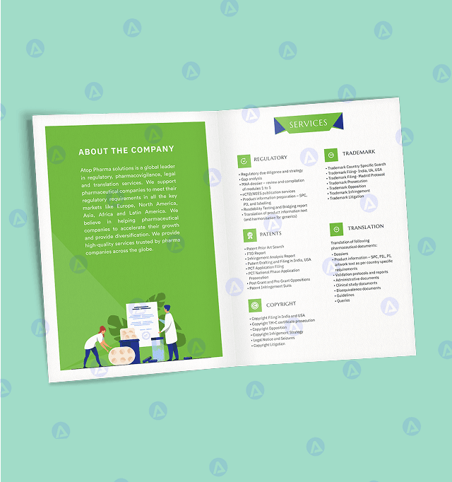 ATOP Pharma Company Get in Touch Page Design