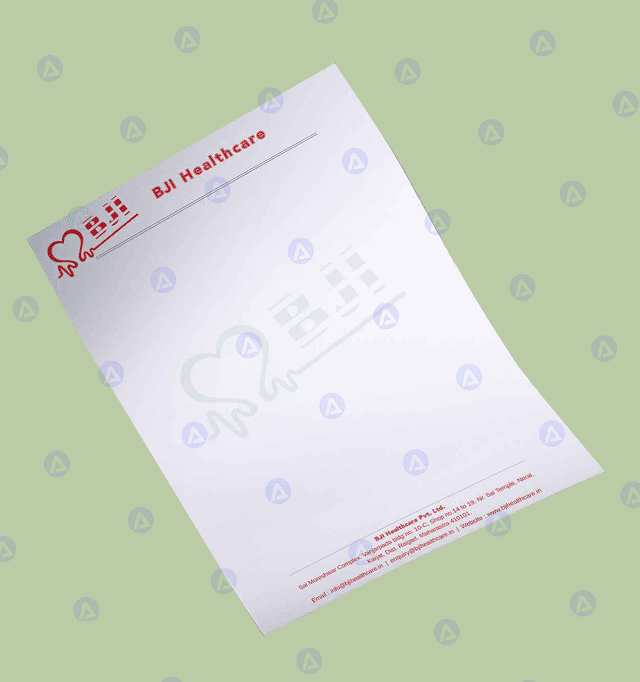 BJI Healthcare Services Letterhead Design