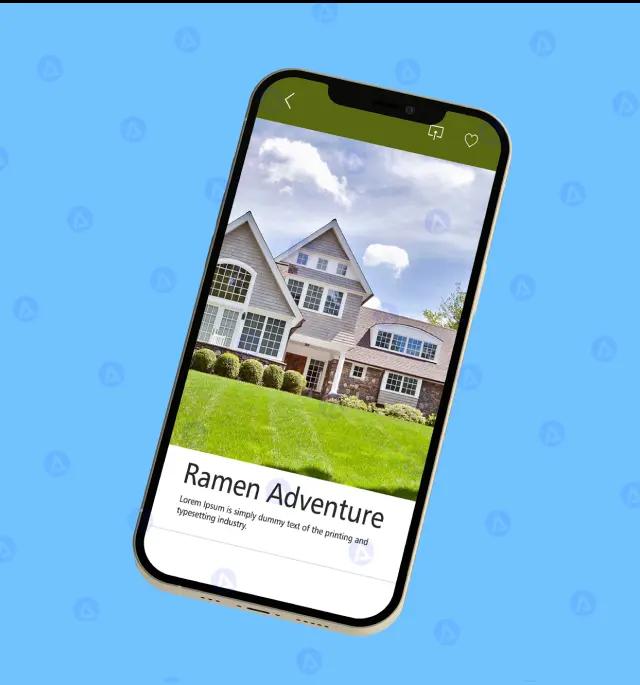 Air Bnb Real Estate App Page Design