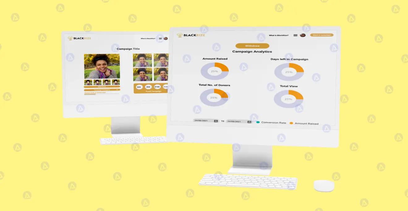 Blackrize NGO Withdraw Page Design