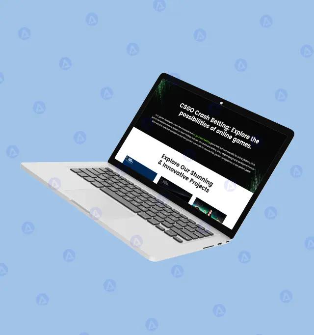  Crash Game App Page Design