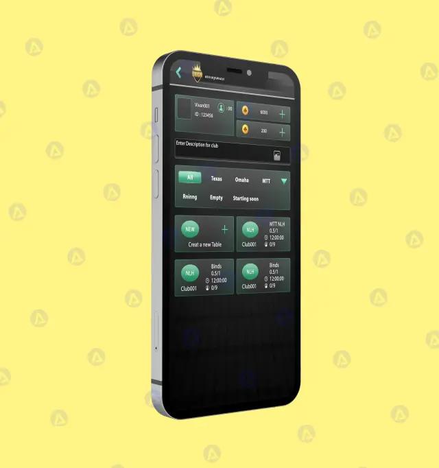 Don Poker Game App Layout App Design