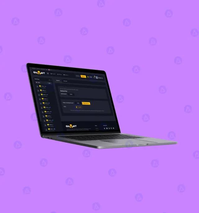 GGBIT Game Website Wallet Design