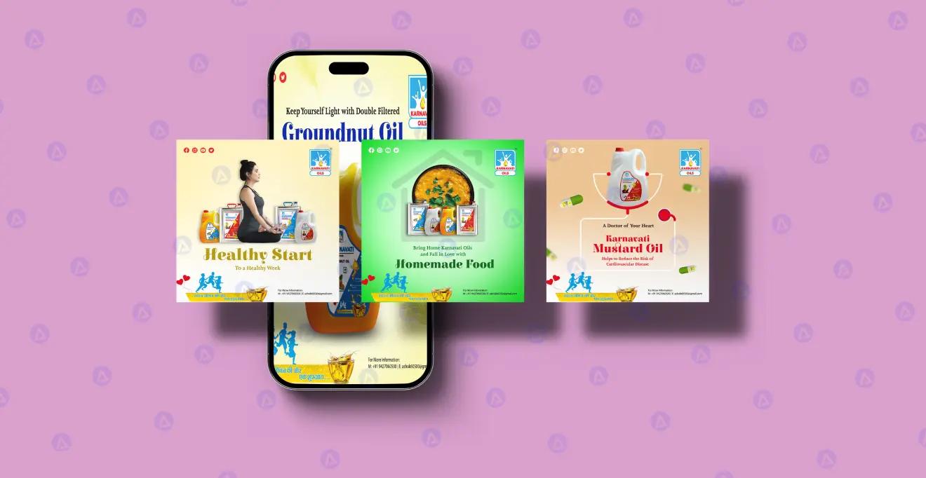 karnavati oils post images design