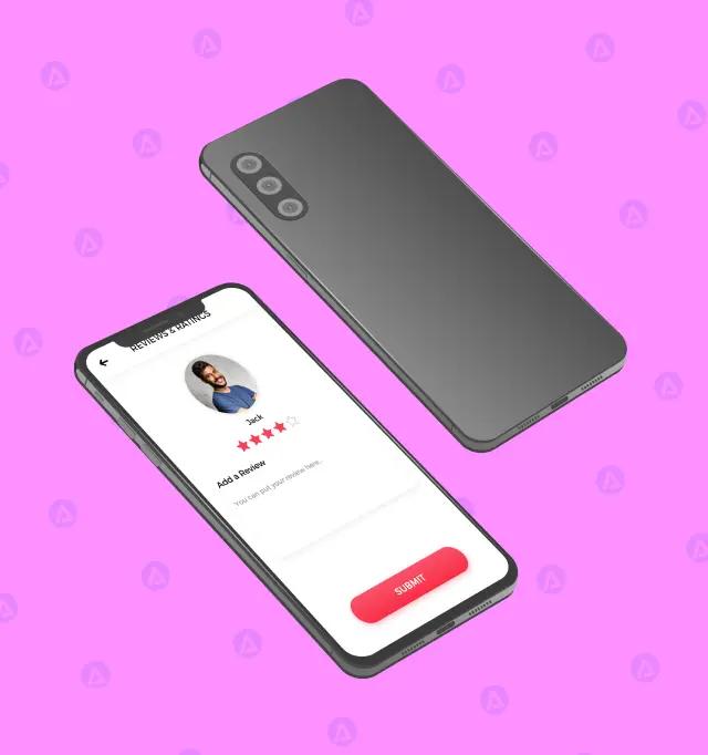 marcel app review page design